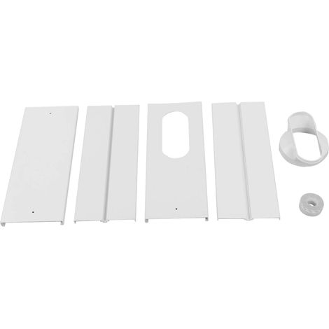 Kit de ventilation pour climatiseur de fenêtre, plaque d'étanchéité réglable et déflecteur extensible pour tuyau de 13 cm (1/5)