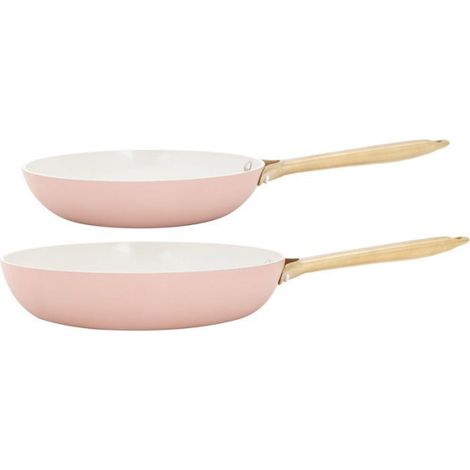 Poeles - COSY & TRENDY - Elegance Set 2 - 24+28 cm - Rose - Antiadhésif céramique (1/4)