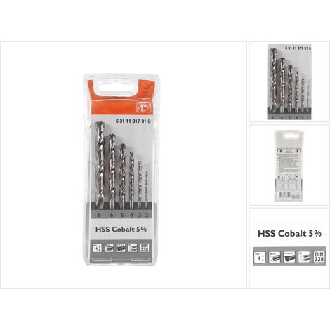 Set de forets hélicoïdaux Fein (1/5)