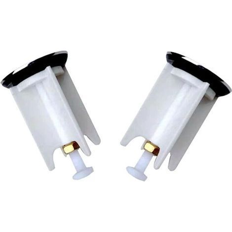 2 bouchons de lavabo Bouchon de lavabo universel 40mm Bouchon de lavabo Bouchon de lavabo de salle de bain Bouchon de vidange réglable en hauteur pour vidange de lavabo et bidet (1/4)
