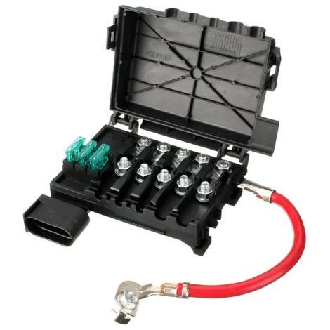 Fuse Box Cover Battery Terminal for VW Golf MK4 Jetta Beetle Audi A3 1J0937617D (1/5)