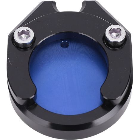 Seitenständerverlängerung aus Aluminiumlegierung, stabile Halterung, Mittelstütze, Ersatzfußverbreiterung für Motorräder Xmax Nmax NVX Aerox blau (1/5)