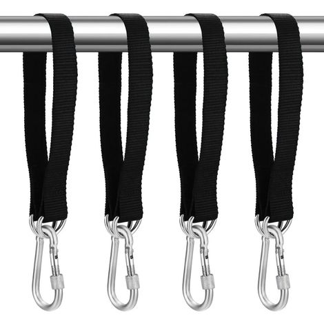 Sangles Hamac – 4 Sets 50cm x 25mm Sangles Suspension Balançoire Arbre Hamac Sangles Fixation Balançoire Hamac (1/5)