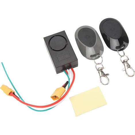 Alarme antivol 115 dB pour trottinette électrique NINEBOT MAX G30 / vélo électrique avec 2 télécommandes et interface XT60 36-55 V (1/5)