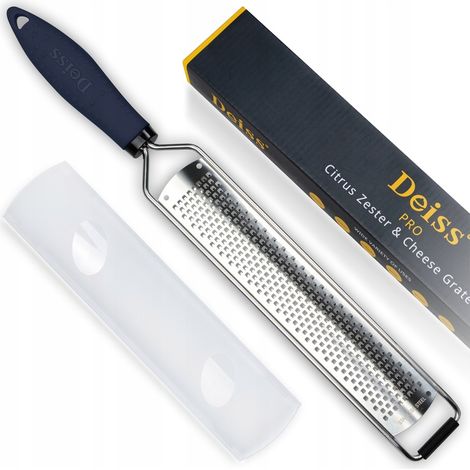 Deiss PRO Reibe für Käse und Zitrusfrüchte, Gemüse, Obst, Schokolade