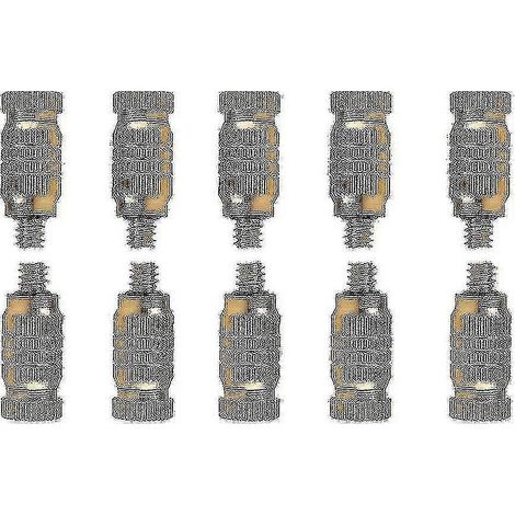 0.1mm Threaded Brass Atomizing Nozzle Atomizing High Pressure Atomizing Sprayer Water Hose Nozzle (pack Of 10)-zzy (1/5)