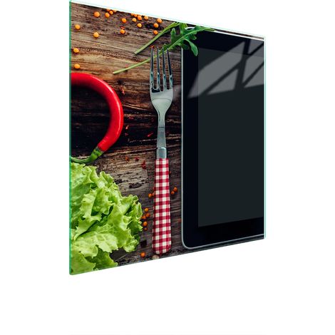 PLACA PROTECTORA DE VIDRIO PARA ESTUFA DE COCINA 50x52 (1/5)