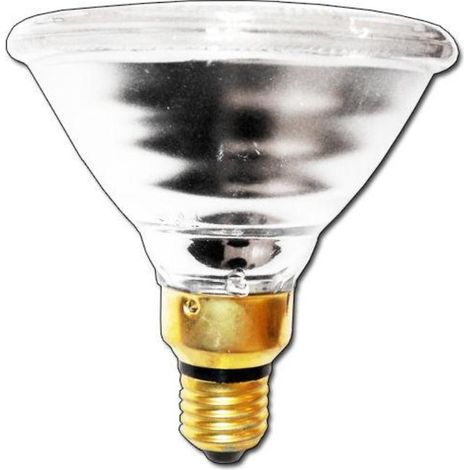 luz dlu lampara incand.par 38 230v- e27 80w exten.verd.flicd0462