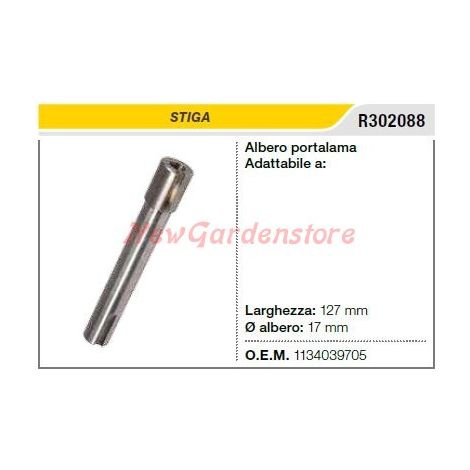 STIGA Rasenmäher Rasenmähermesserhalter Welle R302088