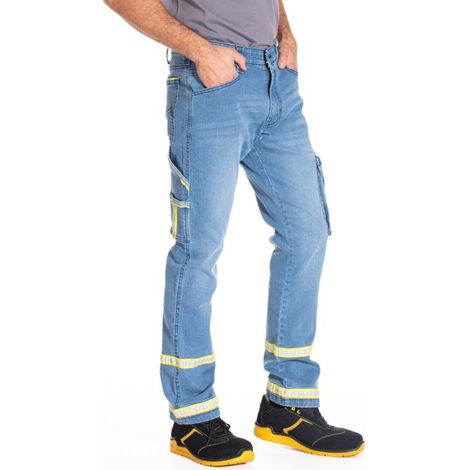 Rica Lewis Jeans Reflektor-Stretch-Arbeitshose CLARO 58