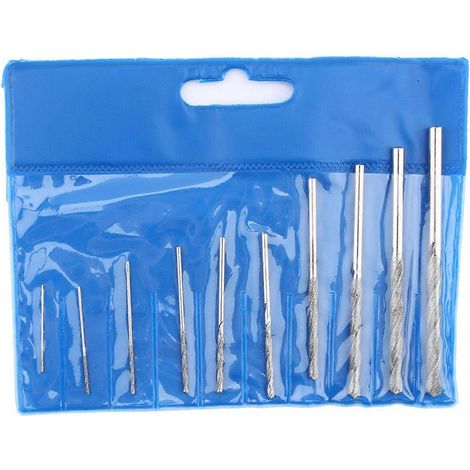 10-teiliges Diamantbohrer-Set für Glas, Fliesen und Stein (0,8–4,0 mm)