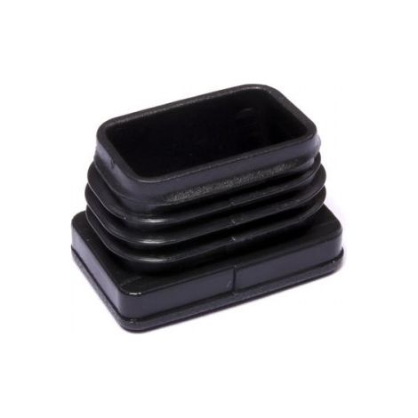 BRINOX b75845N-Embout intérieur rectangulaire 15x 25mm couleur Noir