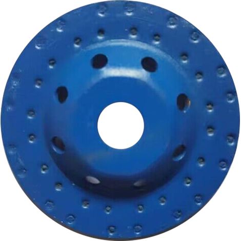 Meule diamantée à 2 segments de 125 mm (5"), en forme de bol, avec un alésage intérieur de 22 mm, pour le béton, le granit, la maçonnerie, la pierre, la céramique, le terrazzo et le marbre (industrie (1/2)