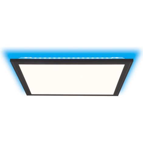 BRILLIANT Lampe, Allie LED Deckenaufbau-Paneel 40x40cm sand schwarz, Metall/Kunststoff, 1x 25W LED integriert, (2734lm, 2700-6500K), A+ (1/7)
