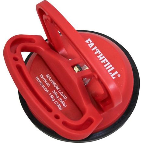 Faithfull Single Pad Suction Lifter 120mm Pad FAISUCPAD (1/5)