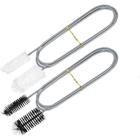 2 Pièces Brosse de Nettoyage pour Aquarium (2 x Brosse à Tuyau à Double Extrémité), Brosse pour Tuyau d'eau filtrante Aquarium Aquarium pour Aquarium Cuisine Maison (1/5)