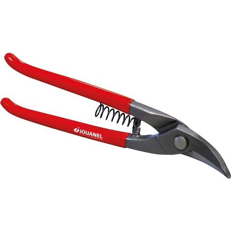 Cisaille A Tole Jouanel Courbee Pour Ouvertures, Avec Ressort, 270 mm, Coupe Gauche (1/3)