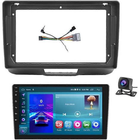 Autoradio Android 13 9 pouces 2G+32G pour conduite à droite, FM et caméra de recul (1/5)