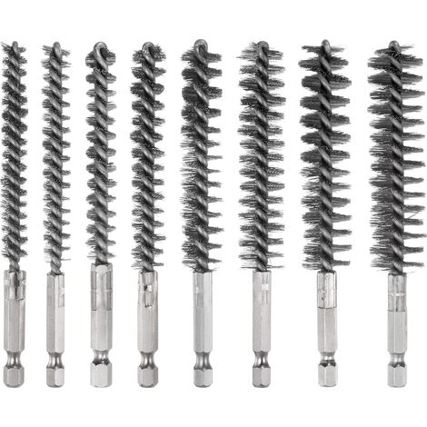 8pcs Stainless Steel Tube Cleaning Brush (1/5)