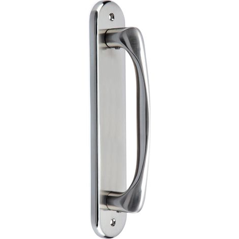 Manillón ola zamak níquel satinado 250x50mm modelo 554 (1/2)