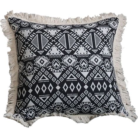 Coussin de canapé jacquard multicolore, coussin de chevet, coussin de salon, coussin de chaise, coussin de voiture sans noyau