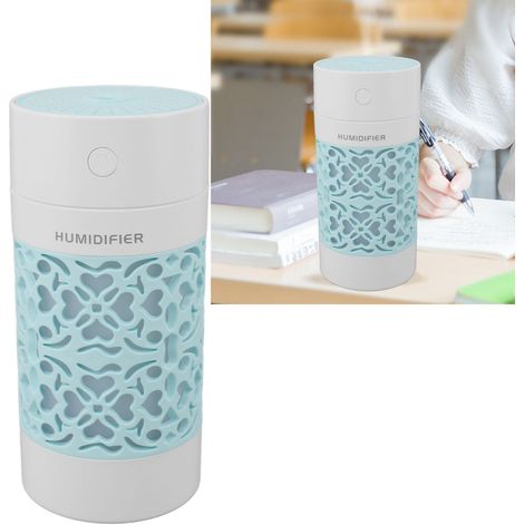 Lucky Cup 2-in-1 Ultraschall-Aroma-Luftbefeuchter, große Ausführung, für Büro und Zuhause kleine Ausführung, USB-Anschluss, leise, fürs Auto, für ätherische Öle, Hellblau (1/5)