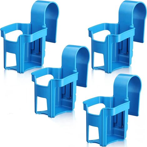 Lot de 4 porte-gobelets de piscine, en plastique, anti-déversement (1/5)