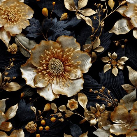 Tissu d'extérieur décoratif Oxford - Motif floral I DX5178 (1/5)
