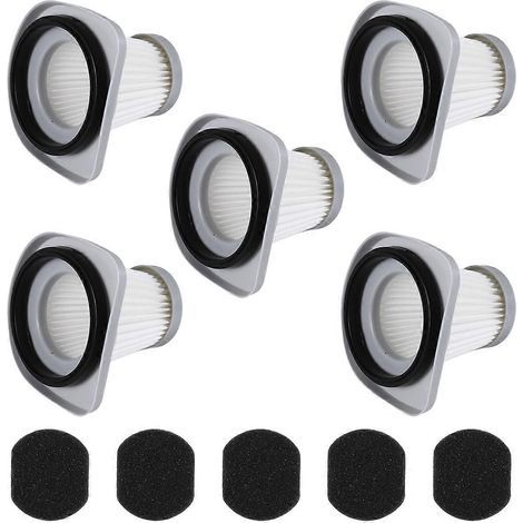 Lot de 5 accessoires pour aspirateur à main Midea SC861/SC861A : filtre HEPA et filtre Haipa. (1/5)
