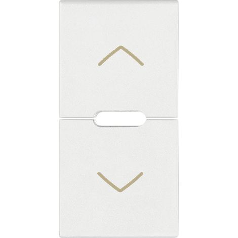 cover mezzi tasti frecce per modulo tapparelle Vimar Arkè 19755.2.b bianco