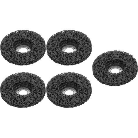 5 disques de décapage 115 mm, haute résistance à l'eau et à l'huile, meuleuse d'angle, disque nettoyant pour ponçage et élimination de peinture, lot de 5 (1/5)