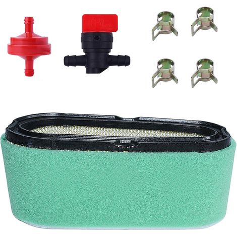 Kit filtre à air et pré-filtre 496894S 493909S pour Briggs & Stratton 272403S 5053B 5053D 5053K 2700 283700 286700 287700 28M700 Tondeuse à Gazon (1/5)