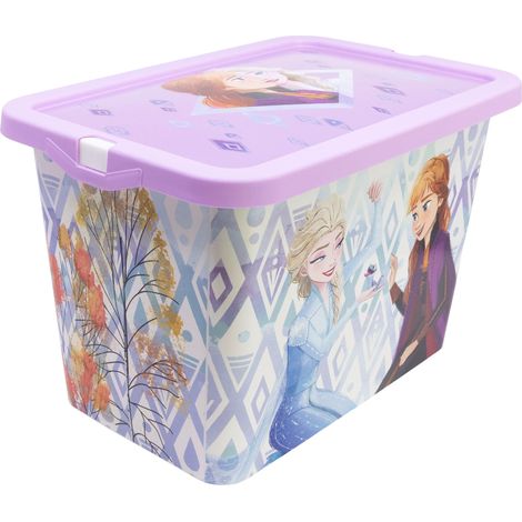 Boîte de Rangement Enfant avec Fermeture Click 7 Litres - Organisateur Plastique Multiusage pour Jouets et Chambre Enfants (1/5)