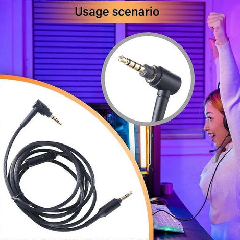 Câble pour casque sans fil 1000XM5 avec connecteurs 3,5 mm (1/4)