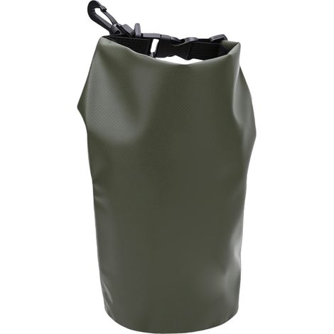 Sac de rangement extérieur en nylon, pochette de camping pour la randonnée et le trekking, portable et légère, capacité 2L, verte (1/5)