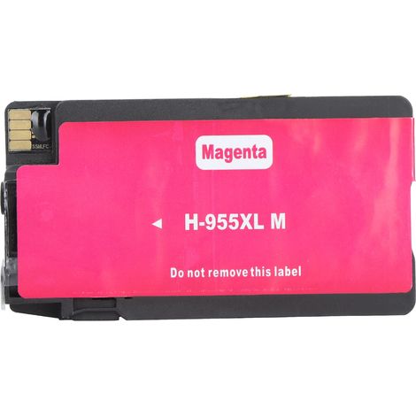 Compatible avec les imprimantes HP, cartouches d'encre 955, compatibles avec les imprimantes 7720, 7730, 7740, 8210, 8710, 8720 et 8730, 955XL rouge. (1/5)