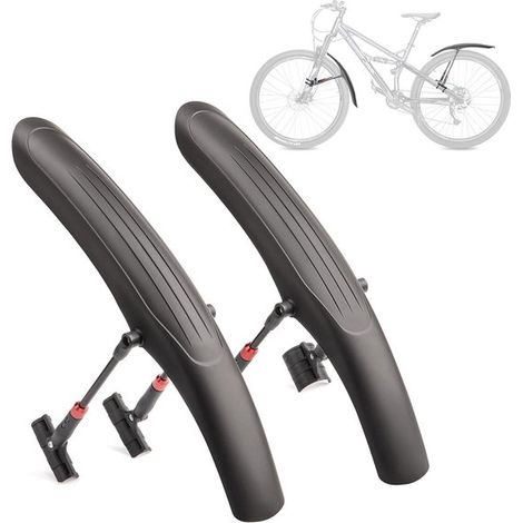 Universelles Schutzblechset für Fahrräder von 24 bis 29 Zoll – Schnelle Demontage und hochwertiger Spritzschutz (1/5)