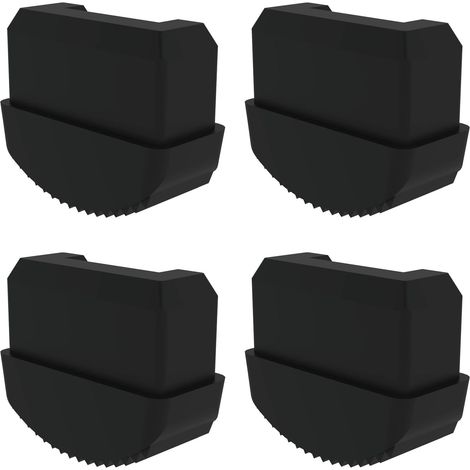 MUNK Innenschuh für Podestleiter elektrisch ableitfähig 59x26mm 4 Stück