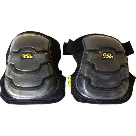 Kuny's KP-367 Adjustable Airflow Gel Knee Pads with Layered Comfort Fit