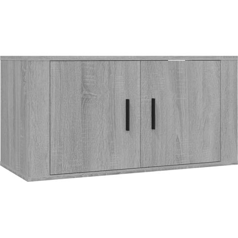 Maison Exclusive - TV-Wandschrank Grau Sonoma 80x34,5x40 cm