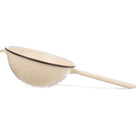 Colino da cucina smaltato marrone BROWN 22 cm