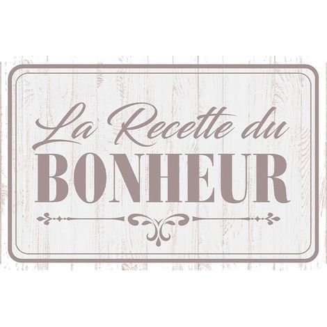 Set de table - RECETTE DU BONHEUR