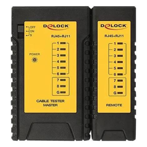 Kit di strumenti neri Delock per installazione di rete