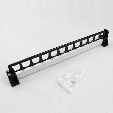 Porte-Cintres Extractible - 315 mm - Coulissant En Aluminium Et Plastique - Pour Garde-Robe - 1 Pièce (1/4)