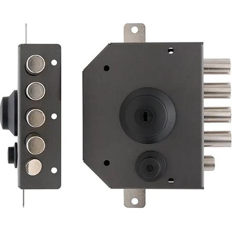 SERRATURA TRIPLICE C/ASTA E60 SX "TECO T1410" C/SCROCCO CHIAVE CE
