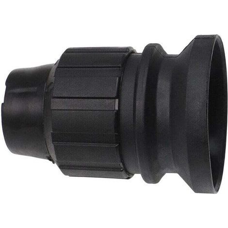 Mandrin compatible avec Hilti TE 14, TE 15, TE 15 C, TE 18 M, TE 1 pour perceuse sans fil Diamètre intérieur 1 cm, noir (1/3)