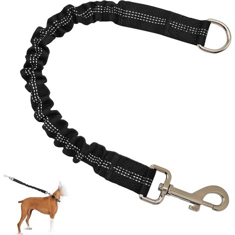 Shock Absorber for Dogs, Reflective Elastic Leashes for Dog Leash Shockproof Nylon Leash Leash Belt for Dogs with Adjustable Length for Walks, Walks, Running (1) (1/5)