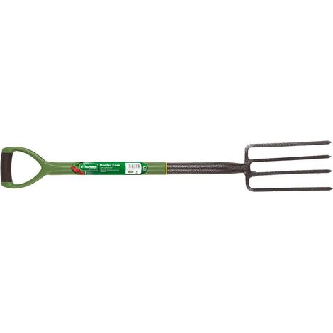 Border Fork Garden Mucking Out Muck Oit Fork Carbon Steel CS560