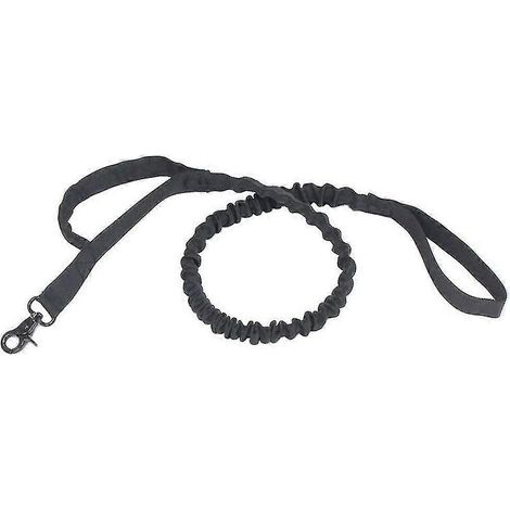 Laisse tactique pour chien, laisse militaire réglable, à dégagement rapide, en corde élastique (1/5)