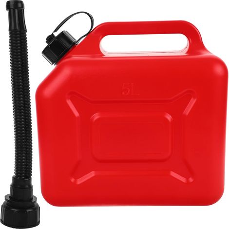 Bidon Essence Portable avec Tube en Polyéthylène 5L pour Quad et Usage en Déplacement (1/5)